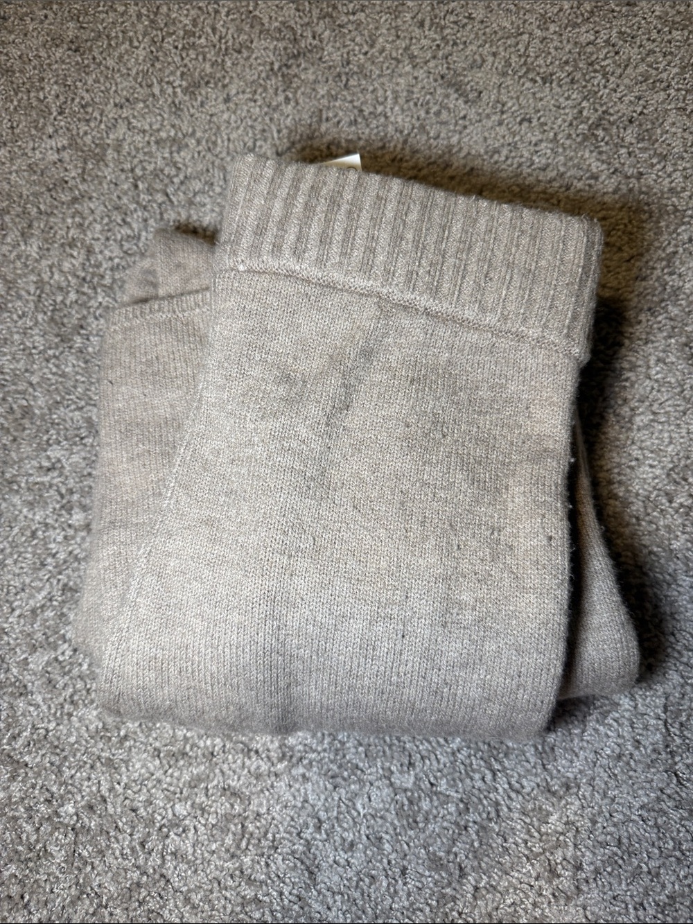 Gilly Hicks Beige Knit Sweatpants